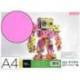Goma eva liderpapel color rosa paquete de 10 hojas
