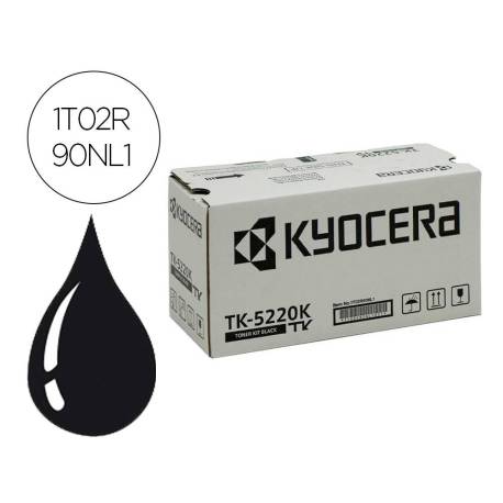 TONER KYOCERA MITA TK-5220K COLOR NEGRO ECOSYS M5521CDW, ECOSYS M5521CDN 1200 PAG