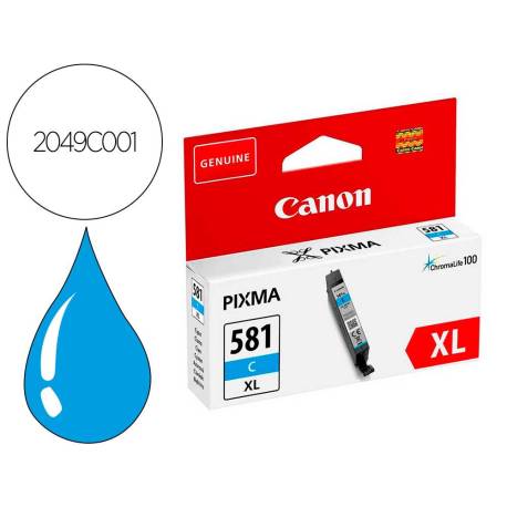 CARTUCHO CANON PIXMA CLI-581XL COLOR CIAN 2049C001