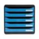 FICHERO DE CAJONES SOBREMESA EXACOMPTA BIG-BOX CLEAN SAFE 5 CAJONES AZUL