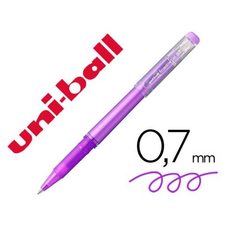 BOLIGRAFO UNI-BALL UF-22 ROLLER 0,7 MM COLOR VIOLETA
