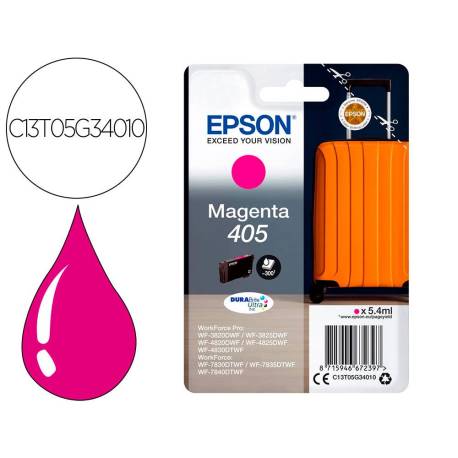CARTUCHO INK-JET EPSON 405 COLOR MAGENTA C13T05G34010