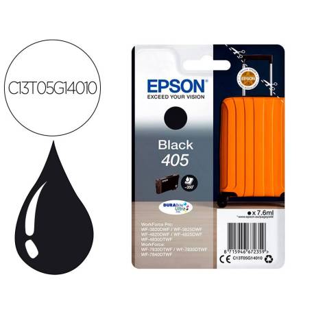 Ink-jet epson 405 wf-3820dwf / wf-4820dwf / wf-7830dtwf / wf-7840dtwf negro