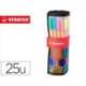 ROTULADOR STABILO PUNTA DE FIBRA 0,4 MM 25 UNIDADES COLORES SURTIDOS