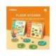 JUEGO DIDACTICO MIDEER RANA CON 63 ADHESIVOS PARA SUELO REMOVIBLES +3 AÑOS