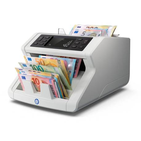 CONTADOR TOTALIZADOR DE BILLETES SAFESCAN 2265 CUENTA EURO LIBRA MEZCLADOS VERIFICA UV/MG/COLOR/TAMAÑO Y ESPESOR