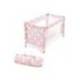 CUNA DE VIAJE CARLOTA COLOR ROSA 530X320X320 MM +2 AÑOS