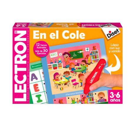 JUEGO DISET DIDACTICO LECTRON EN EL COLE 3-6 AÑOS