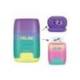 SACAPUNTAS MILAN COMPACT SUNSET PLASTICO 2 USOS CON GOMA DE BORRAR COLORES SURTIDOS " NO SE PEUDEN ELEGIR"