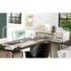 LAMPARA DE OFICINA CEP SILVA FLEX BASE BAMBU 160X160X600 MM