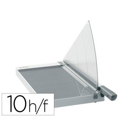 GUILLOTINA DE PALANCA LEITZ DIN A3 BASE PLASTICO LONGITUD CORTE 457 MM CAPACIDAD DE CORTE 10H
