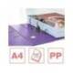ARCHIVADOR DE PALANCA ESSELTE CARTON FORRADO PVC DIN A4 LOMO 75 MM COLOR MALVA