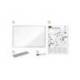 PIZARRA BLANCA NOBO PREMIUM PLUS MELAMINA MAGNETICA 2000X1000 MM
