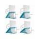 SOPORTE PARA PORTATIL LEITZ ERGO COSY AJUSTABLE 4 ALTURAS COLOR AZUL 310X50X247 MM