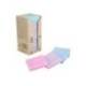 BLOC DE NOTAS ADHESIVAS QUITA Y PON POST-IT 76X76 MM 100% RECICLADO PEFC EN TORRE PACK DE 16 UNIDADES COLORES