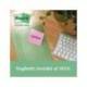 BLOC DE NOTAS ADHESIVAS QUITA Y PON POST-IT 76X76 MM 100% RECICLADO PEFC EN TORRE PACK DE 16 UNIDADES COLORES
