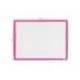PIZARRA BLANCA NOBO MAGNETICA MARCO FUCSIA 430X585 MM