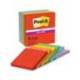 BLOC DE NOTAS ADHESIVAS QUITA Y PON POST-IT SUPER STICKY PLAYFUL 76X76 MM 90H PACK DE 6 UNIDADES