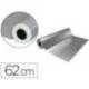 PAPEL DE REGALO BASIKA METALIZADO PLATA BOBINA 62 CM