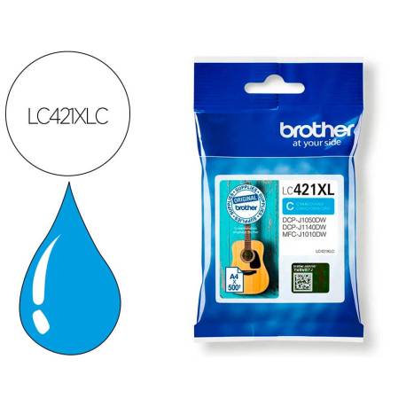INK-JET BROTHER LC421XLC CIAN