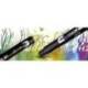ROTULADOR TOMBOW ACUARELABLE DOBLE PUNTA FINA/PINCEL COLORES PRIMARIOS CAJA DE 6 UNIDADES COLORES SURTIDOS