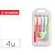 ROTULADOR STABILO FLUORESCENTE SWING COOL PASTEL ESTUCHE DE 4 UNIDADES COLORES SURTIDOS