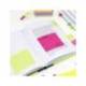 BLOC DE NOTAS ADHESIVAS QUITA Y PON MILAN 76X76 MM REMOVIBLE PLASTICO TRANSLUCIDO ROSA FLUOR 50