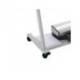MESA ORDENADOR ROCADA RD-9100 SISTEMA BLOQUEO CON RUEDAS ESTRUCTURA METALICA CON BANDEJA TECLADO EXTRAIBLE
