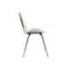 SILLA ROCADA CONFIDENTE ESTRUCTURA METALICA ASIENTO Y RESPALDO MADERA NATURAL 570X410X810 MM