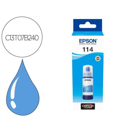 TINTA EPSON T114 COLOR CIAN C13T07B240