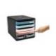 FICHERO CAJONES DE SOBREMESA EXACOMPTA SKANDI DIN A4+ POLIPROPILENO RECICLADO 6 CAJONES COLORES SURTIDOS