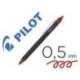 BOLIGRAFO PILOT FRIXION POINT CLICKER BORRABLE 0,5 MM ROJO