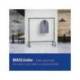 PERCHERO ROCADA MAULLIMBO CABALLETE EXTENSIBLE CON RUEDAS COLOR NEGRO 1270X505X1570 MM