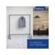 PERCHERO ROCADA MAULLIMBO CABALLETE EXTENSIBLE CON RUEDAS COLOR NEGRO 1270X505X1570 MM