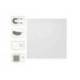 PIZARRA BLANCA NOBO MODULAR SIN MARCO ACERO MAGNETICA 450X450 MM