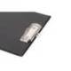 PORTANOTAS MAUL DIN A5 CARTON PLASTIFICADO PVC CON PINZA COLOR NEGRO