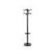 PERCHERO METALICO MAUL GRANDO 8 COLGADORES Y PARAGUERO COLOR NEGRO 375X1750X365 MM