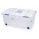 CONTENEDOR PLASTICO PLASTICFORTE N 7 TRANSPARENTE CON TAPA 61L 73X41X32 CM
