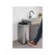 PAPELERA METALICA MAUL PRME ACERO INOXIDABLE 30 LITROS