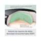TABURETE LEITZ ERGO CON ASIENTO TRIANGULAR 5 RUEDAS GIRATORIAS REGULABLE EN ALTURA HASTA 59 CM NEGRO