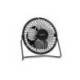 VENTILADOR SOBREMESA AVANT 3W DIAMETRO 100 MM ALIMENTACION USB LONGITUD CABLE 1 MT COLOR NEGRO
