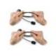 AURICULAR NGS HEADSET MS103 MAX CON MICROFONO Y CONTROL DE VOLUMEN LONGITUD CABLE 1,5 MT COLOR NEGRO