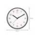 RELOJ MAUL DRIP DE PARED REDONDO 25 CM DIAMETRO CUARZO MARCO NEGRO