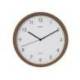 RELOJ MAUL GRAIN DE PARED REDONDO 30 CM DIAMETRO CUARZO MARCO MADERA OSCURA