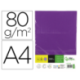 PAPEL COLOR LIDERPAPEL DIN A4 80 GR LILA INTENSO PAQUETE DE 500 HOJAS