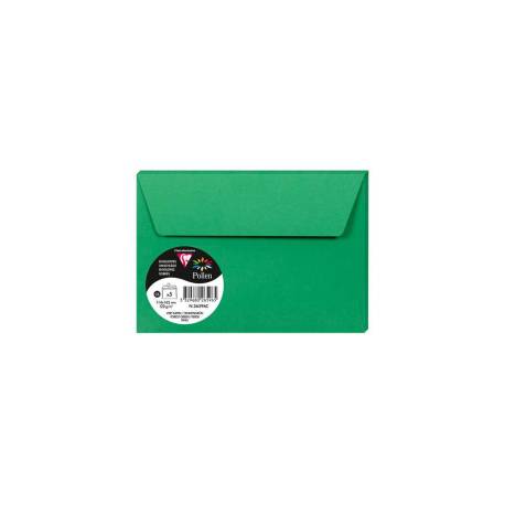 SOBRE CLAIREFONTAINE POLLEN 114X162 CM 120G VERDE PINO PACK DE 5 UNIDADES