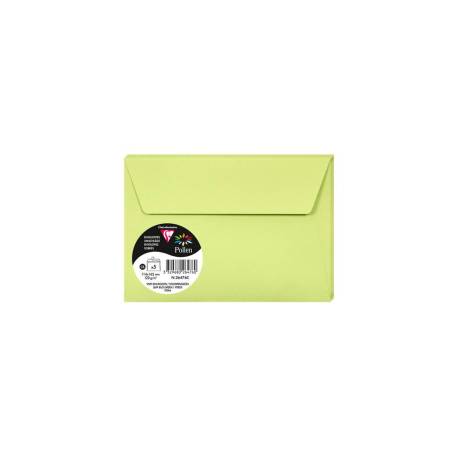 SOBRE CLAIREFONTAINE POLLEN 114X162 CM 120G VERDE YEMA PACK DE 5 UNIDADES