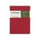 LIBRETA COSIDA CLAIREFONTAINE 14,8X21 CM 96 HOJAS AGE-BAG LISO ROJO