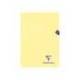 LIBRETA CLAIREFONTAINE DIN A4 TAPA PLASTICO TRANSLUCIDO FLEXIBLE 48 HOJAS 90 GR CUADRO 5 MM COLORES PASTEL