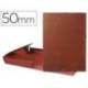Carpeta de proyectos Liderpapel de carton gomas cuero 5 cm